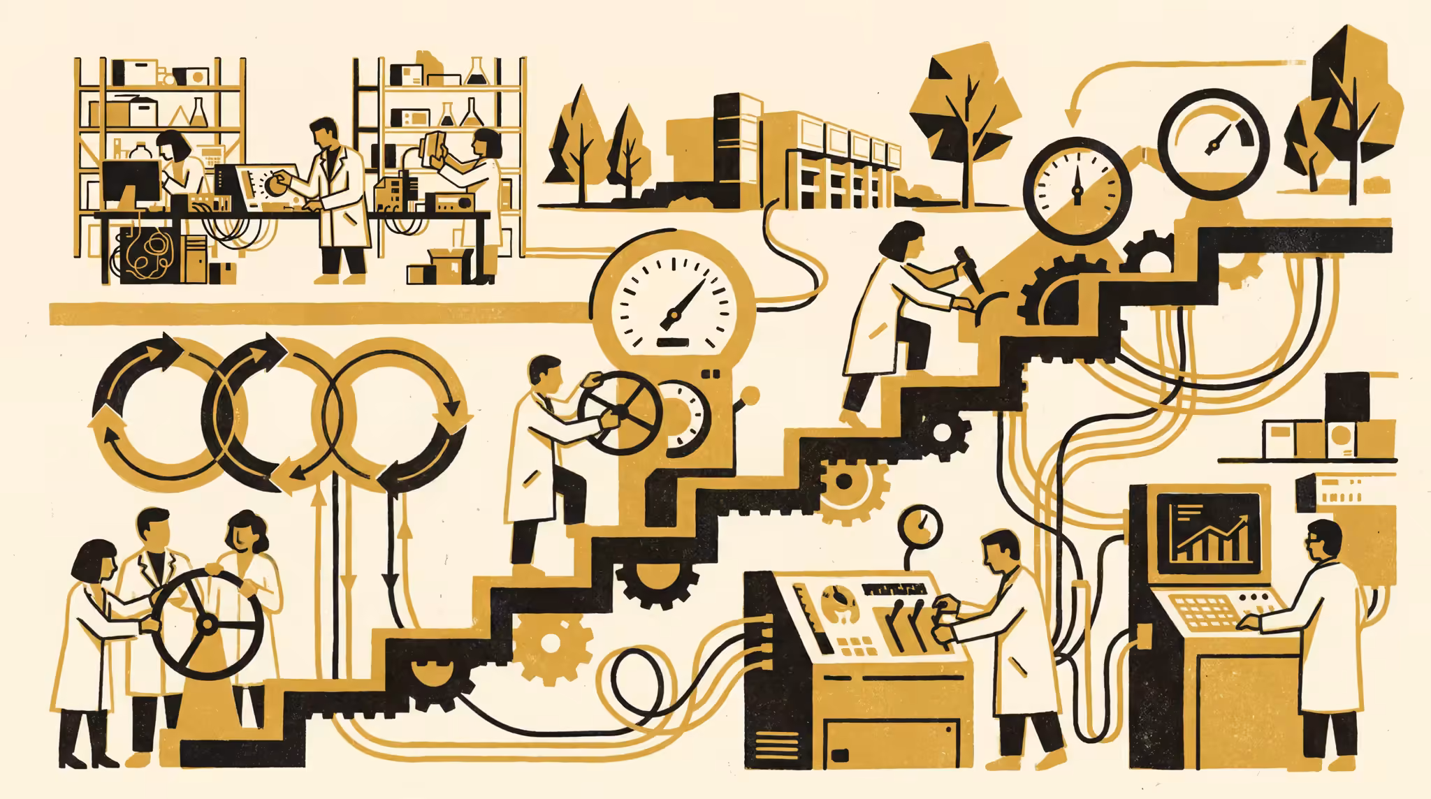 Illustration for the School of Continuous Improvement